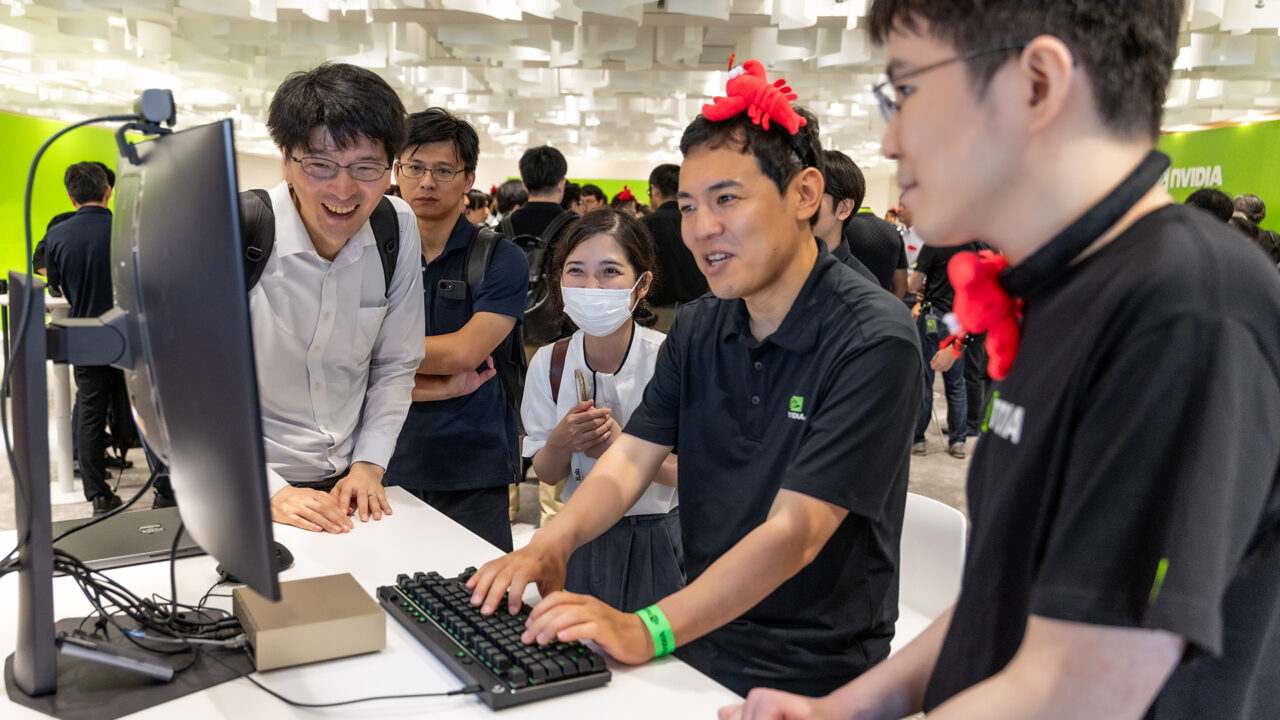 Présentation de l'IA physique au Japon par NVIDIA en juillet 2026.