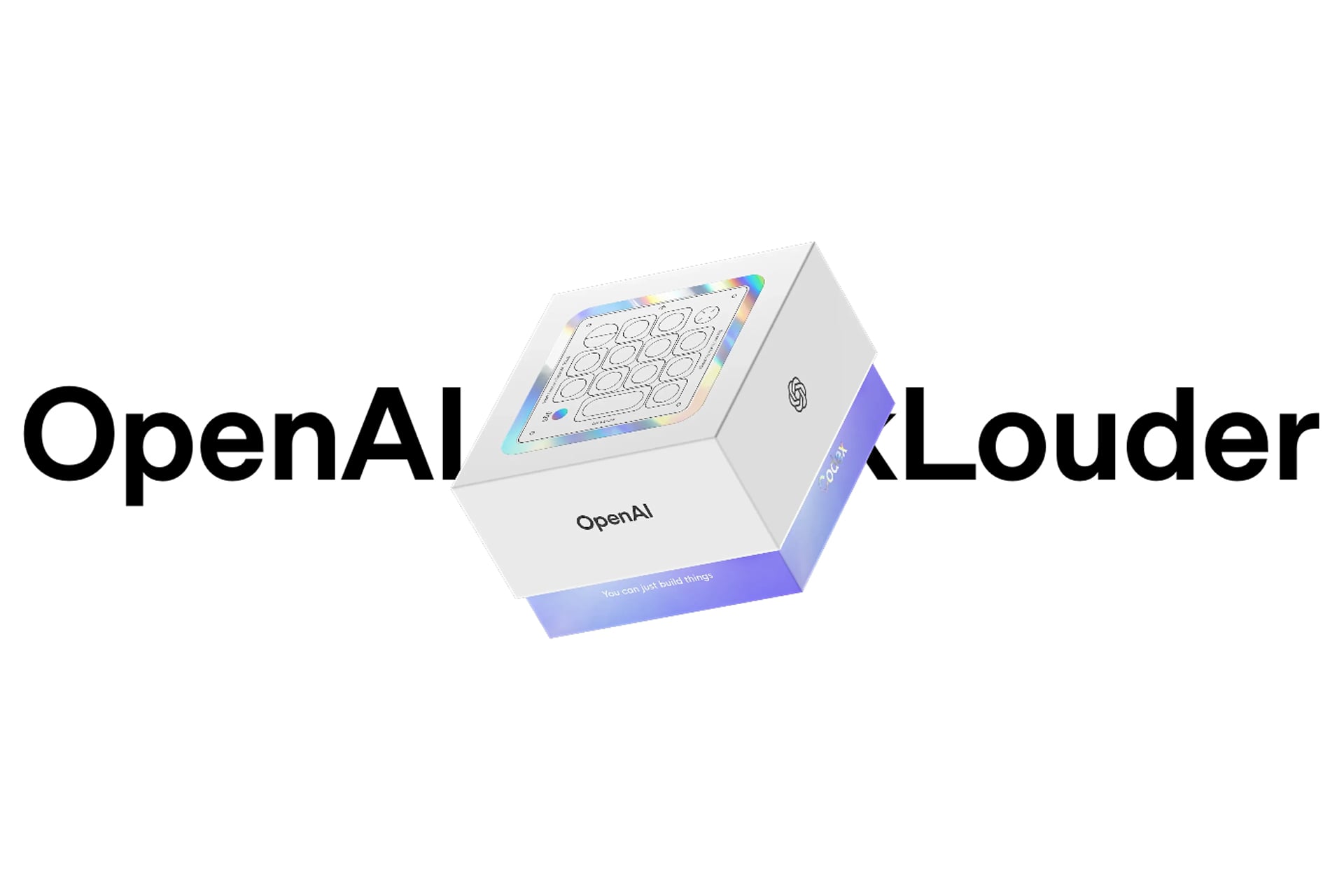 Le clavier Codex Micro d'OpenAI, avec ses touches mécaniques, sa molette et son mini joystick.