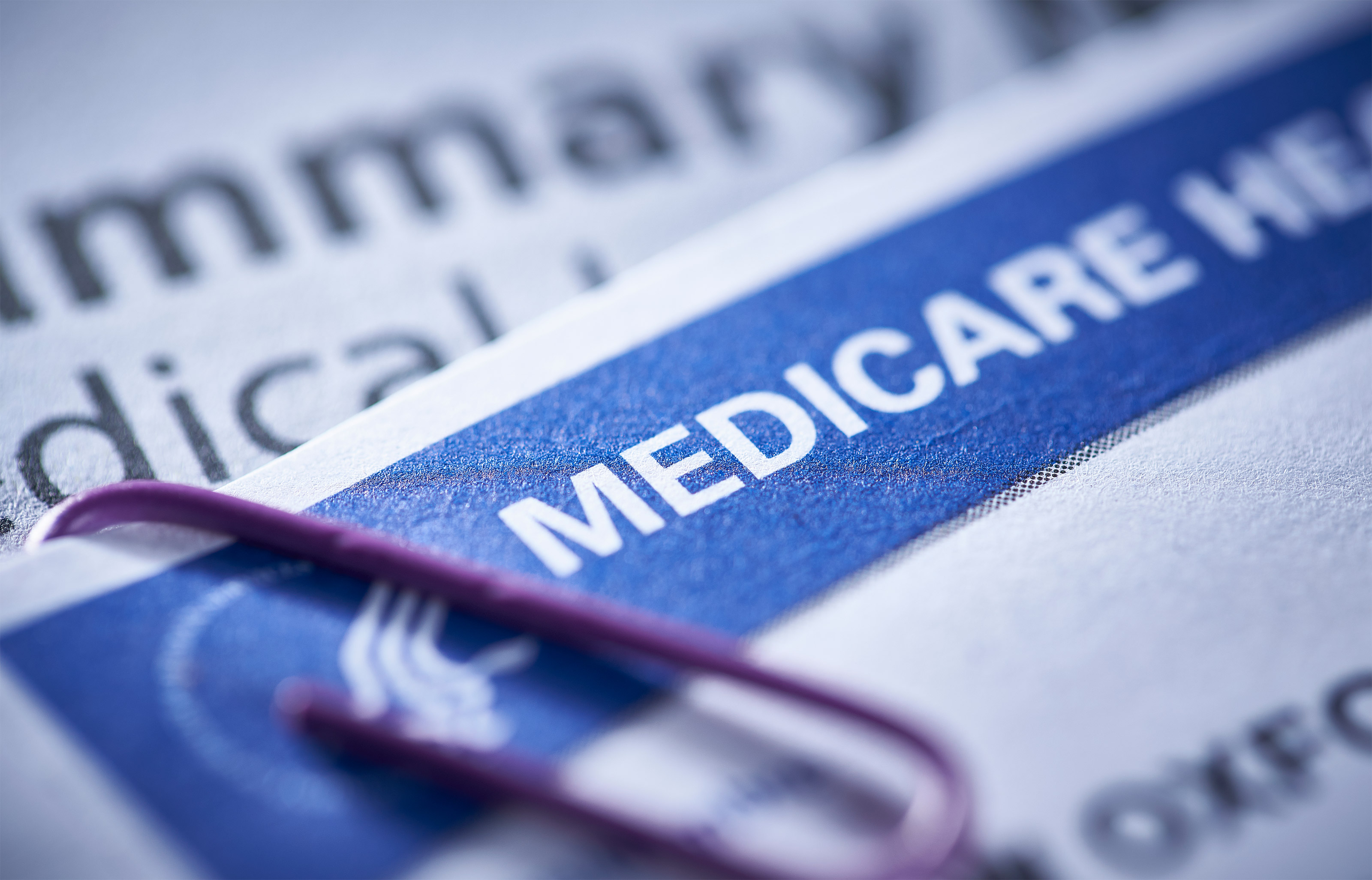 Une carte d'assurance santé Medicare américaine