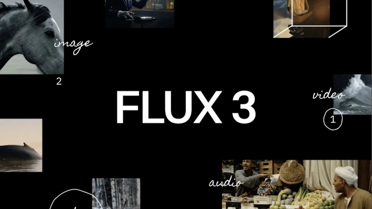 Visuel de présentation du modèle FLUX 3 de Black Forest Labs