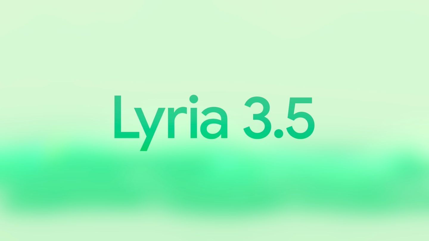 Visuel officiel de Lyria 3.5, le modèle de génération musicale de Google