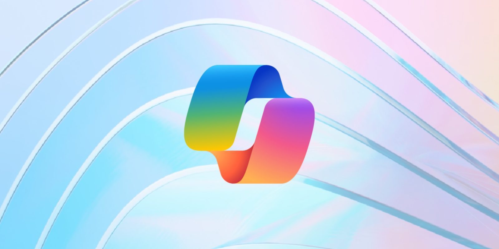Le logo de Microsoft Copilot sur un fond dégradé clair.
