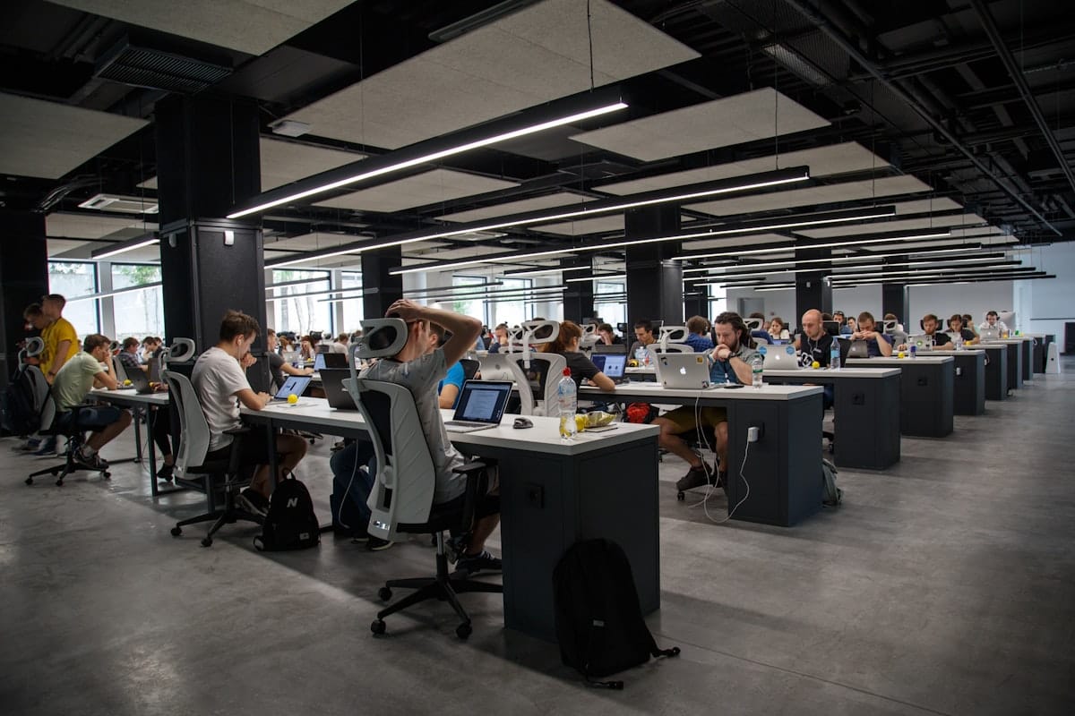 Salle de serveurs dans un datacenter