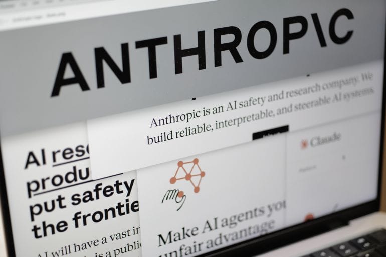 Logo Anthropic et de son assistant Claude