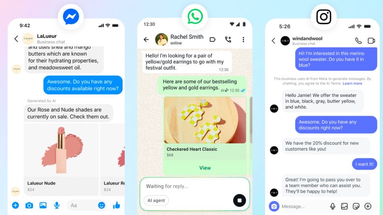 Présentation du Meta Business Agent, l'assistant IA pour entreprises sur WhatsApp, Instagram et Messenger